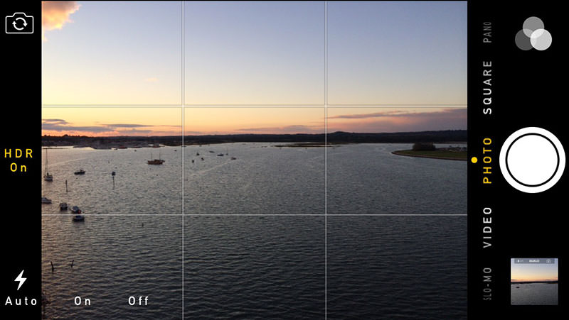 how to fix tilted photos iphone camera grid lines